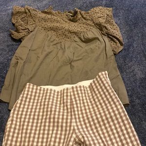 Blouse and pants combo a new day blouse m , pants 10